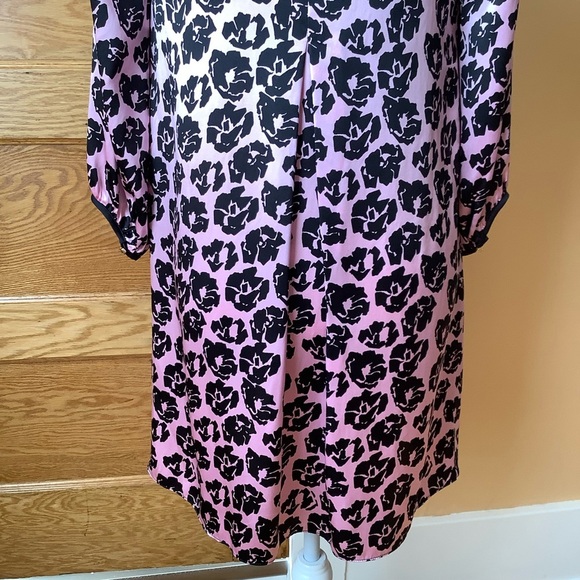 JUICY COUTURE Silk Hydrangea Primrose Pink Floral Dress Size S - Picture 8 of 12